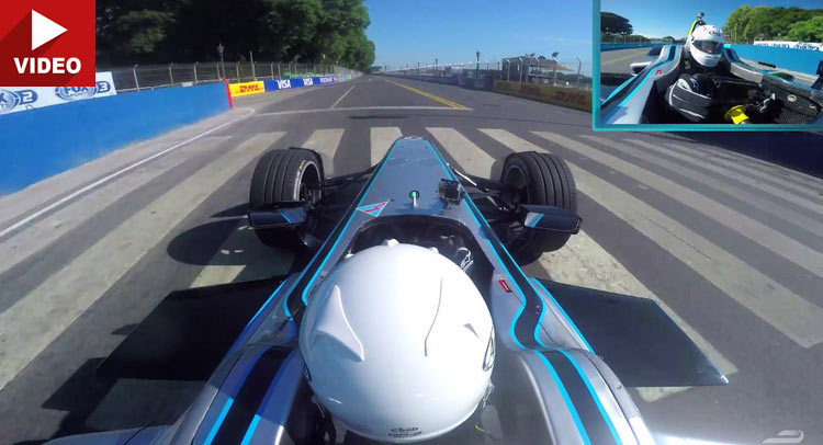 Gamer Ali-A Drives Formula E Car In Buenos Aires