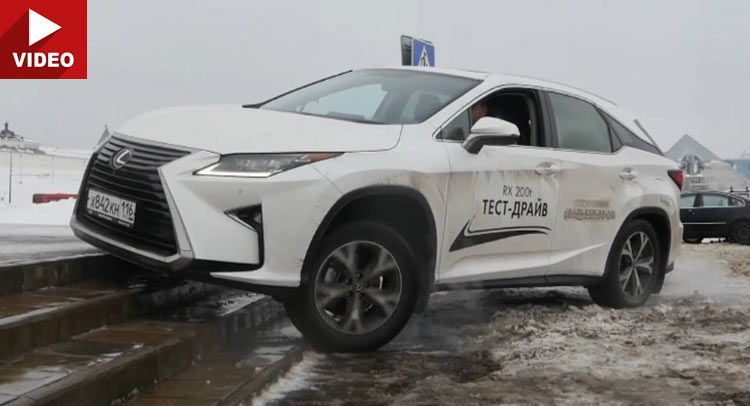Russian Journos Confirm That Lexus’ New RX Can Climb Stairs