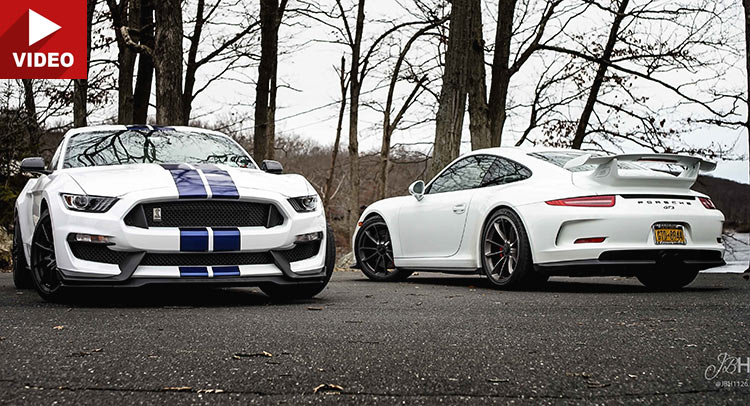  Porsche 911 GT3 And Mustang GT350 Head For The Hills