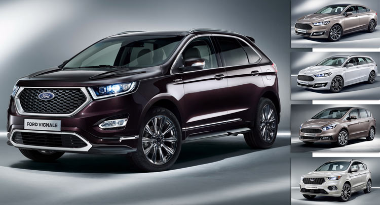  Ford Luxes Up Edge, Kuga, Mondeo & S-MAX With Vignale Makeover