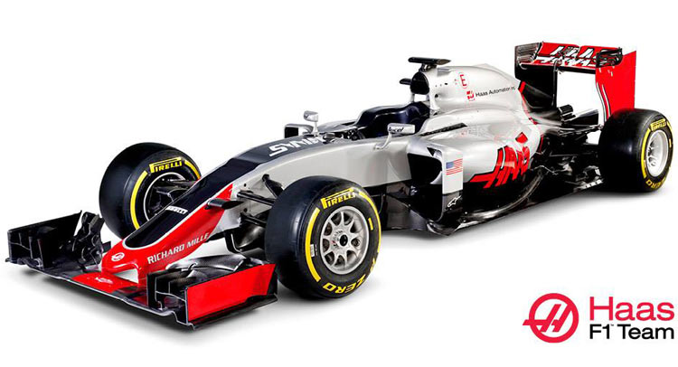  America’s Haas F1 Team Reveals its First Ever F1 Car
