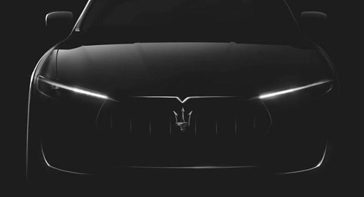  Maserati Levante SUV First Teaser Drops Online
