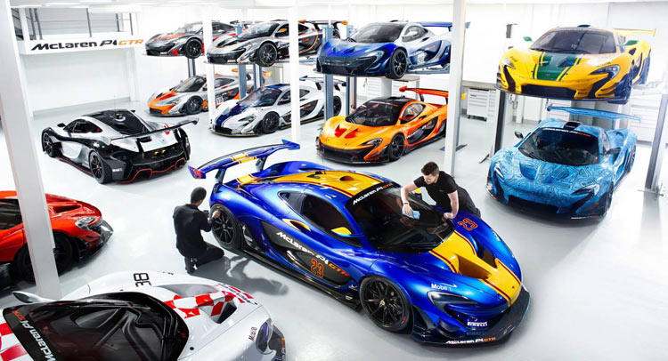 McLaren Drops Incredible Pictures Showing 12 P1 GTRs In Workshop