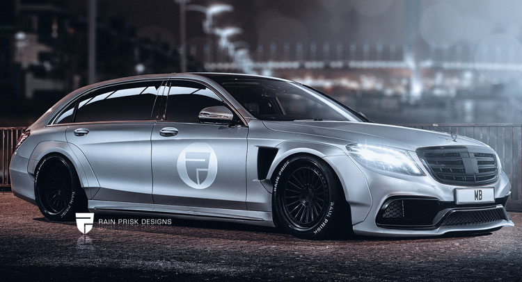  Mercedes-Benz S-Class Estate Screams Aggressiveness Through Its Pores