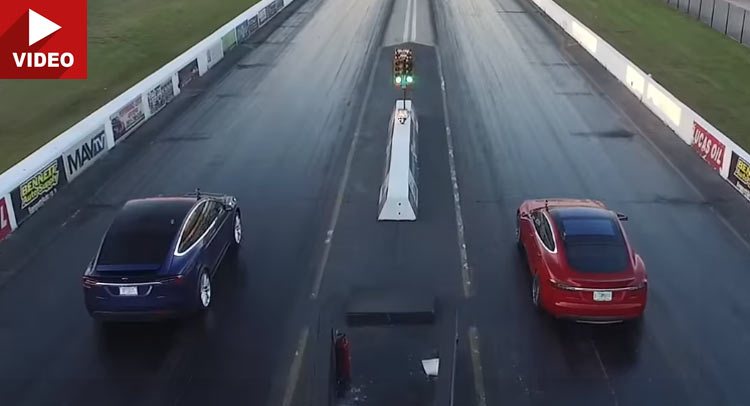  Husband And Wife Drag Race Their Tesla Model S And Model X
