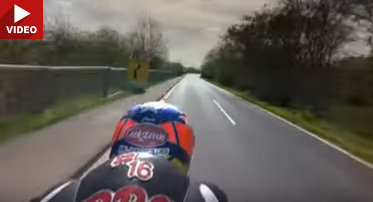 360° Interactive Cam Mounted On Biker Shows The Sheer Speed Of North West 200 Race