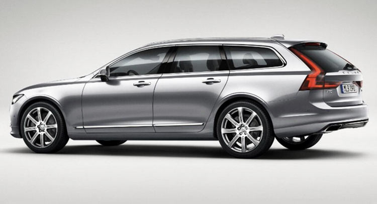  2017 Volvo V90 Breaks Cover Early In Official Photos