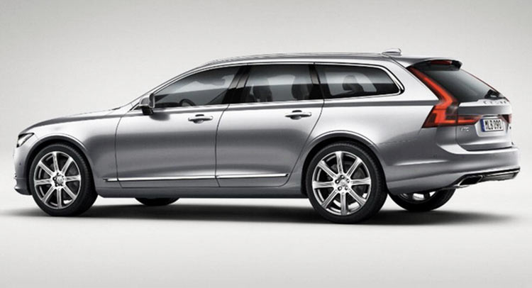 2017 Volvo V90 Breaks Cover Early In Official Photos