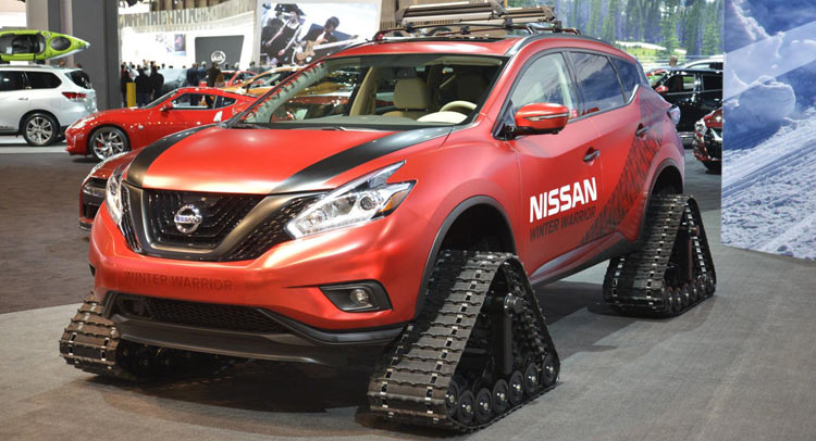  Nissan’s Winter Warrior Concepts Are SUV-Sized Snowmobiles