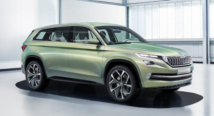  Skoda’s VisionS SUV Concept Mixes Rationality And Aesthetics