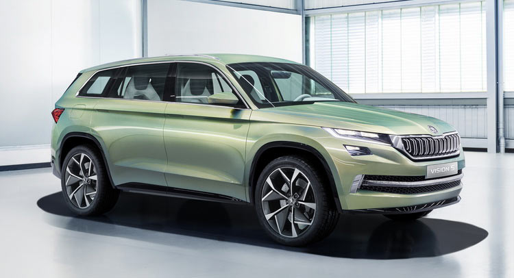 Skoda’s VisionS SUV Concept Mixes Rationality And Aesthetics