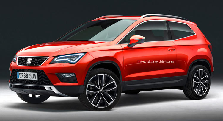  All-New Seat Ateca Rendered As A Sportier Three-Door