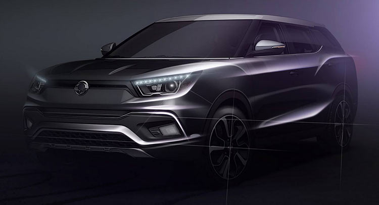 SsangYong XLV 7-Seater Teased Ahead Of Geneva