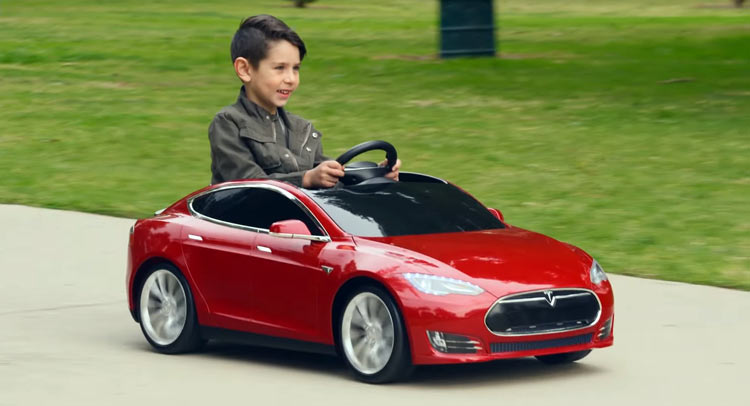  A $500 Tesla Model S Electric Toy Car For The Kid Who Has It All