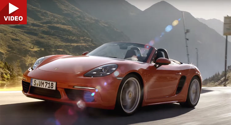  Porsche Details New 718 Boxster In Latest Promo