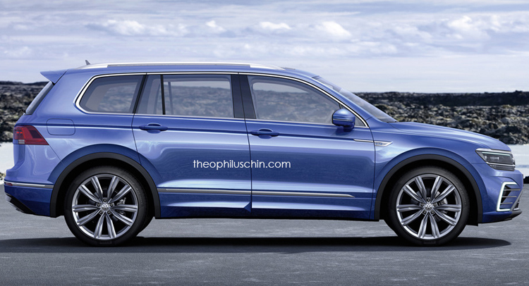  Latest Volkswagen Tiguan Rendered In 7-Seat And Coupe Guises