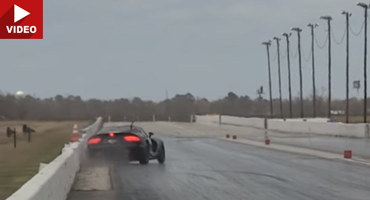  Viper Narrowly Misses Wall Before Crossing 1/4 Mile In 9.4 Sec