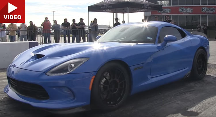  Dodge Viper Sets Storming 9.95 Sec 1/4 Mile Without Forced Induction!