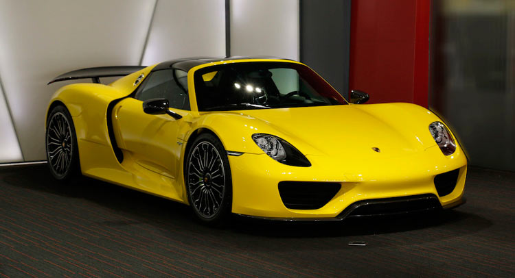  Rare Bright Yellow Porsche 918 Spyder Could Make You Wince
