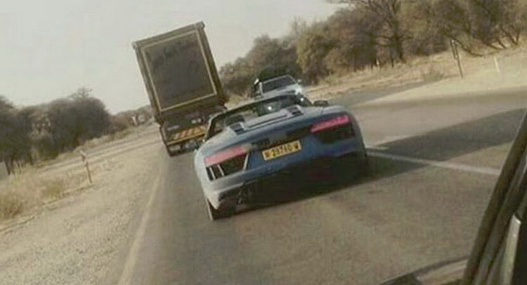 All-New Audi R8 Spyder Scooped Without Camo