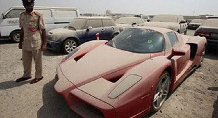  Dubai Police Can’t Sell Impounded Ferrari Enzo Due To Legal Dispute