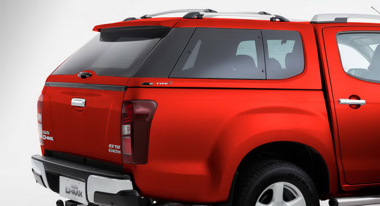  Isuzu Fits D-Max Pickup With New Hard-Top Canopy
