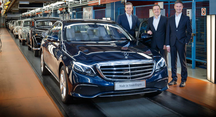  First All-New Mercedes-Benz E-Class Rolls Off The Production Line