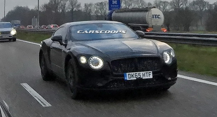  All-New 2018 Bentley Continental GT Spied For The First Time