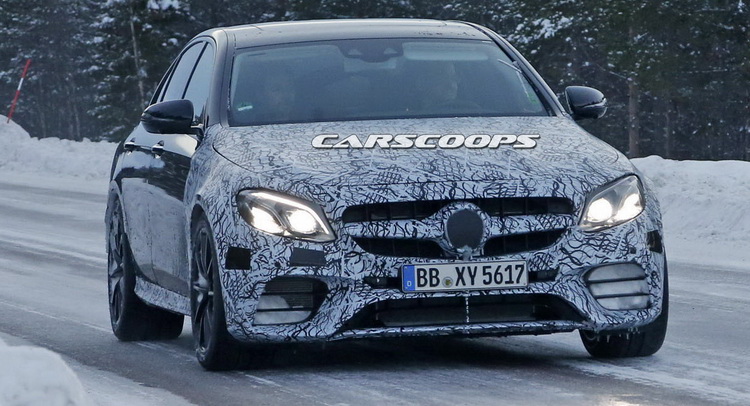 2017 Mercedes E63 AMG Spotted Almost Free Of Camo