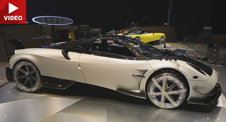  New Pagani Huayra BC Shines Under The Spotlights At Geneva Show