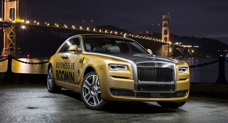  Rolls-Royce Created A Custom Ghost For Antonio Brown To Use During Super Bowl 50