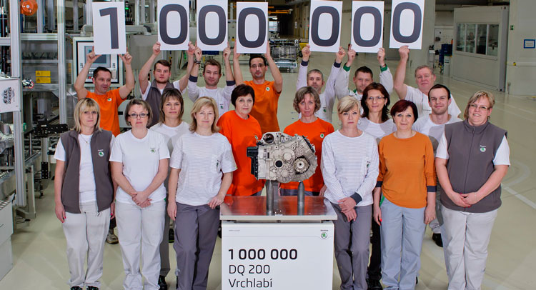  Skoda Celebrates One Million DQ 200 Dual-Clutch Transmissions