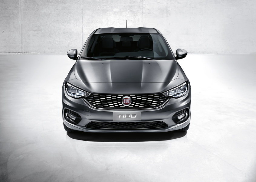 Fiat Tipo is a compact car. It is also known as the Fiat Egea in Turkey and  Dodge Neon in Mexico and Middle East. It has unique interior design. Stock  Photo