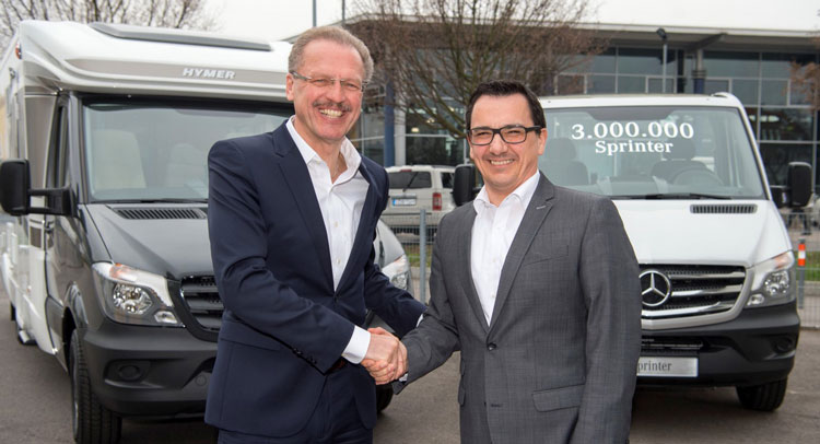  Mercedes Sprinter Hits 3 Million Sales In 20 Years