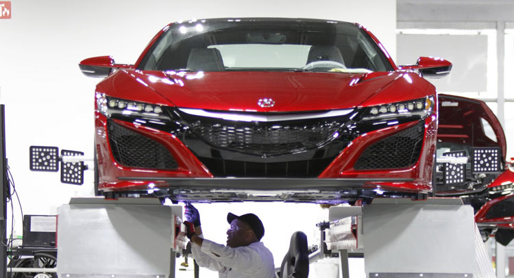Honda/Acura To Start NSX Production In April