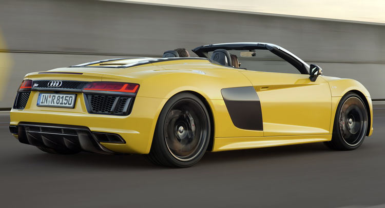  2017 Audi R8 Spyder Opens Up In New York City