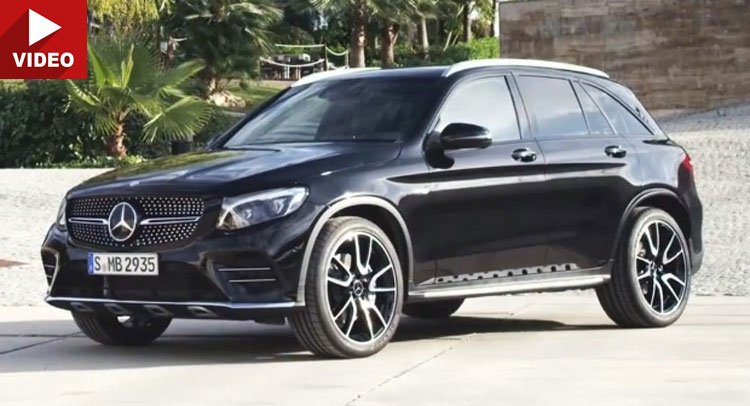 Mercedes Drops First AMG GLC 43 4Matic Trailer