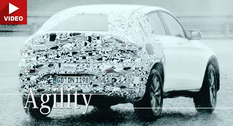 Mercedes Confirms GLC Coupe For New York; Shows It Going Sideways In New Teaser
