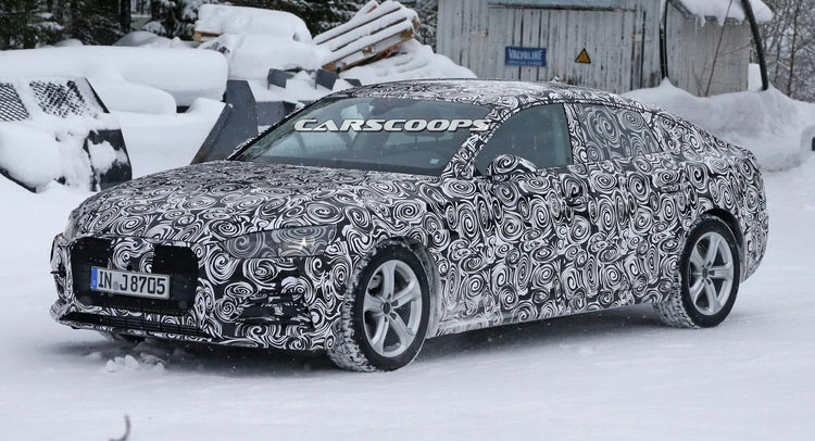 2017 Audi A5 Sportback Shows Up Testing In Sweden