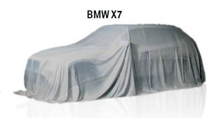 BMW X7 Shown Under A Semi-Transparent Cover, Due In 2019