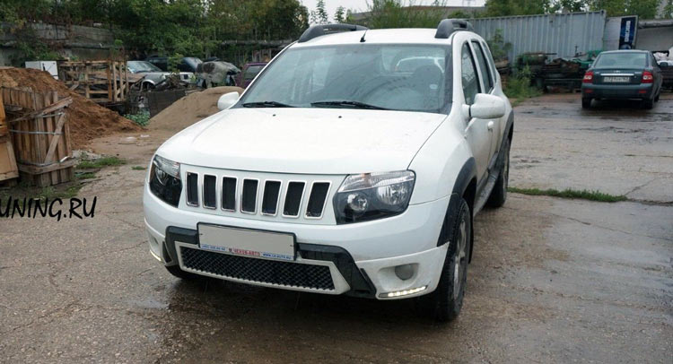 This $206 Jeep Nose Job Won’t Solve Your Dacia Duster’s Inferiority Complex