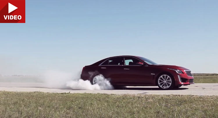  Watch What A Cadillac CTS-V Can Do After Hennessey Raises It To 757 HP