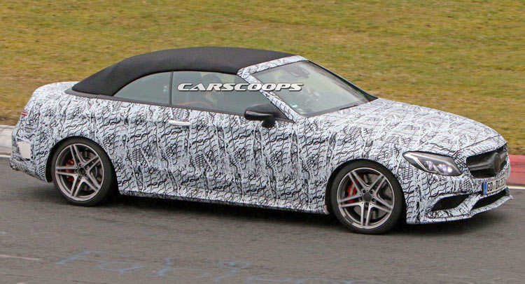  New Mercedes-AMG C63 S Convertible Spied Blasting Its 503 Horses On The ‘Ring