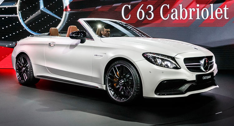  Mercedes-AMG C63 Convertible Turbocharges Into NY Offering Up To 503HP