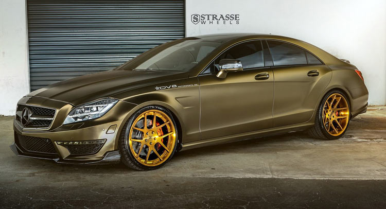  Mercedes-AMG CLS63 Looks Tight Rolling On Strasse Forged Rims