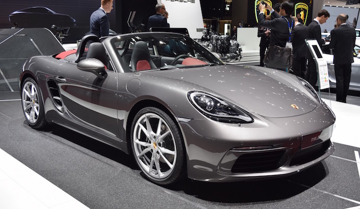 Porsche 718 Boxster Arrives At Geneva With Its New Gym Bod