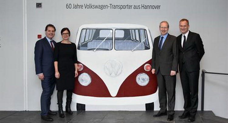 Volkswagen Celebrates 60 Years of Building The Transporter at Hanover