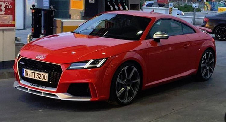 2017 Audi TT RS Caught Undisguised In Spain