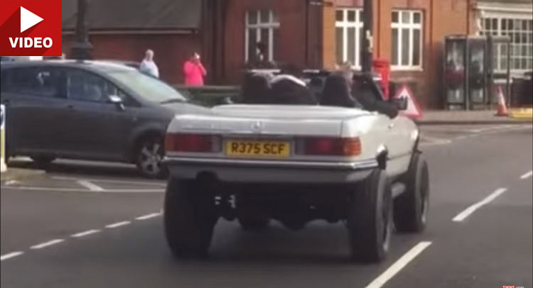  Jeremy Clarkson And His Boys Seen Driving Around In A ‘Excellent’ Off-Road Merc SL