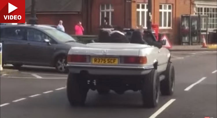 Jeremy Clarkson And His Boys Seen Driving Around In A ‘Excellent’ Off-Road Merc SL